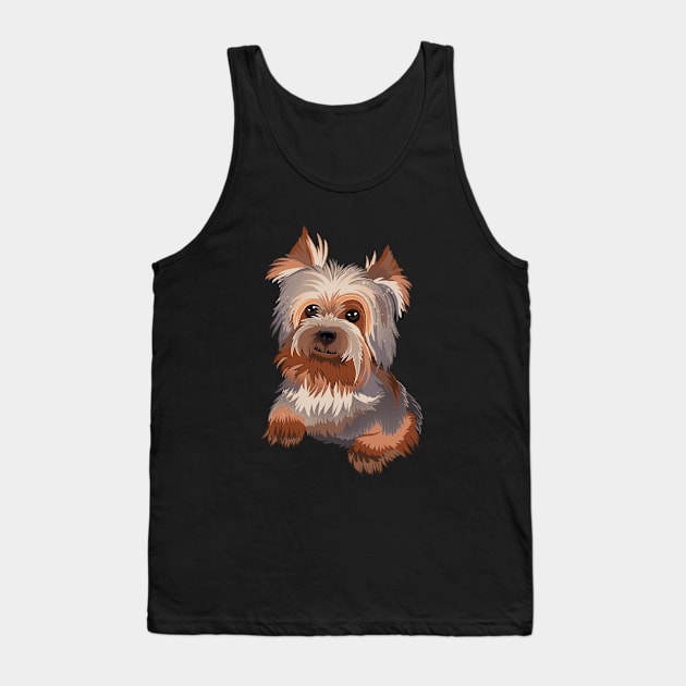 Yorkshire Terrier Tank Top by LetsBeginDesigns